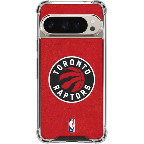 NBA Toronto Raptors Distressed Google Pixel 9 Pro XL Clear Case